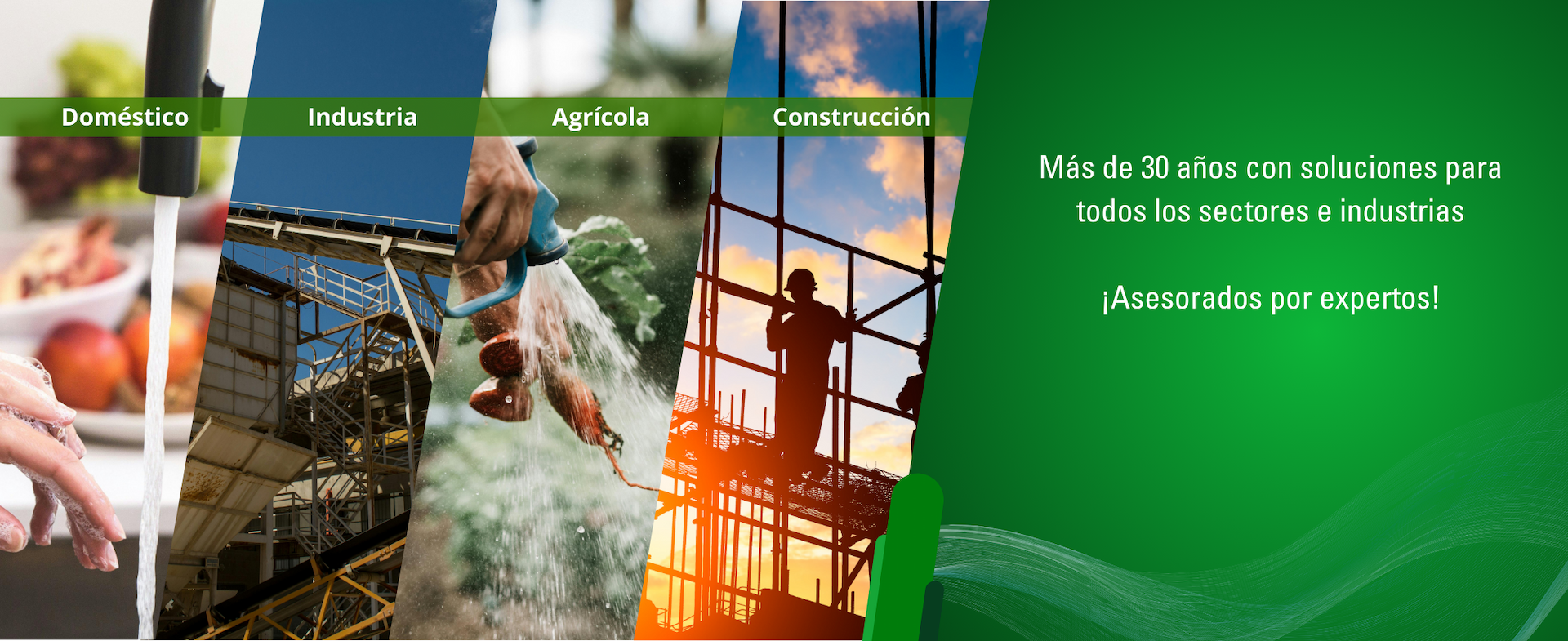 Distribución de calentadores de agua, bombas, sistemas hidroneumáticos y transmisión de potencia